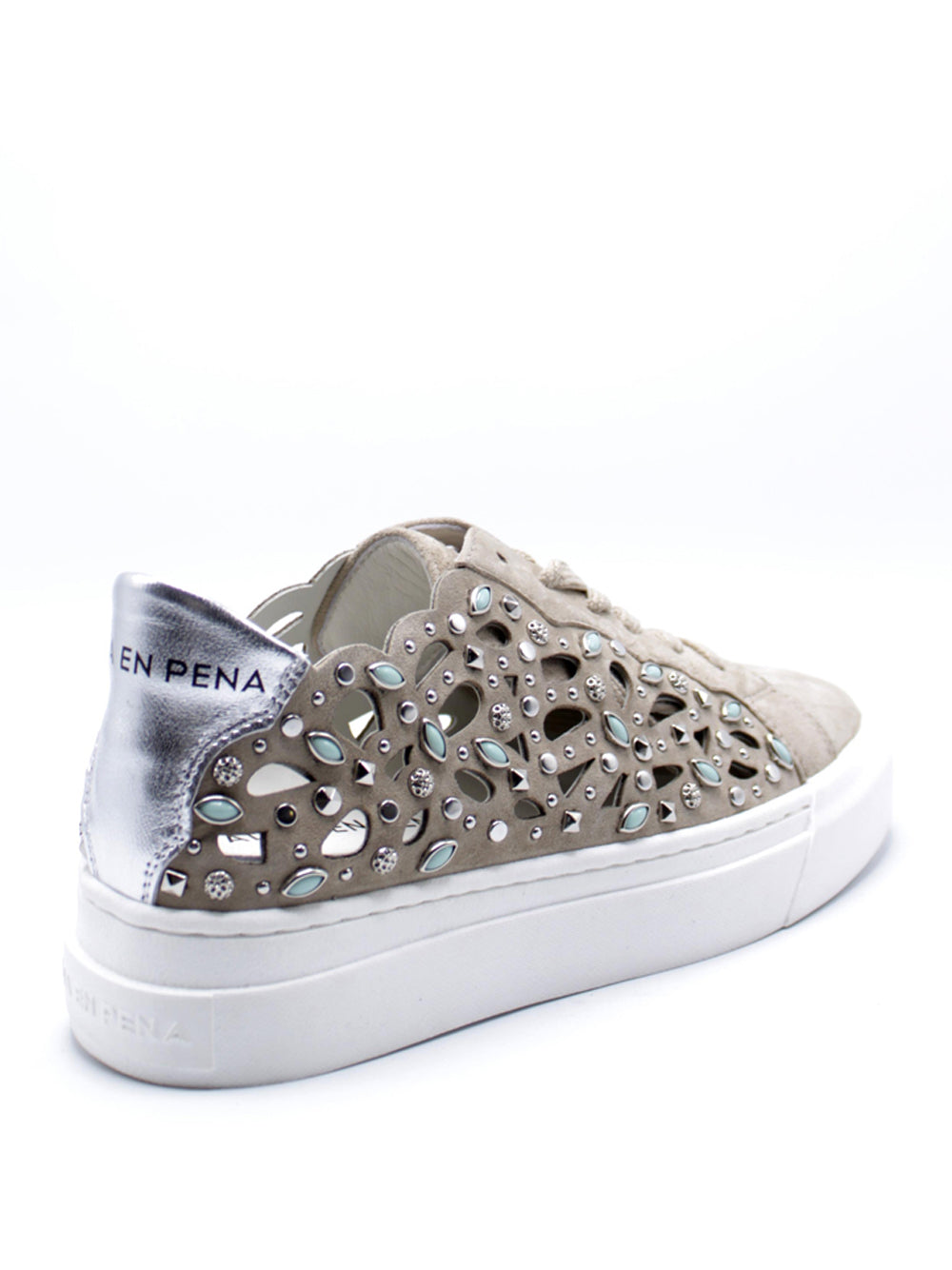 ALMA EN PENA Sneakers platform Donna - modello 224 Beige