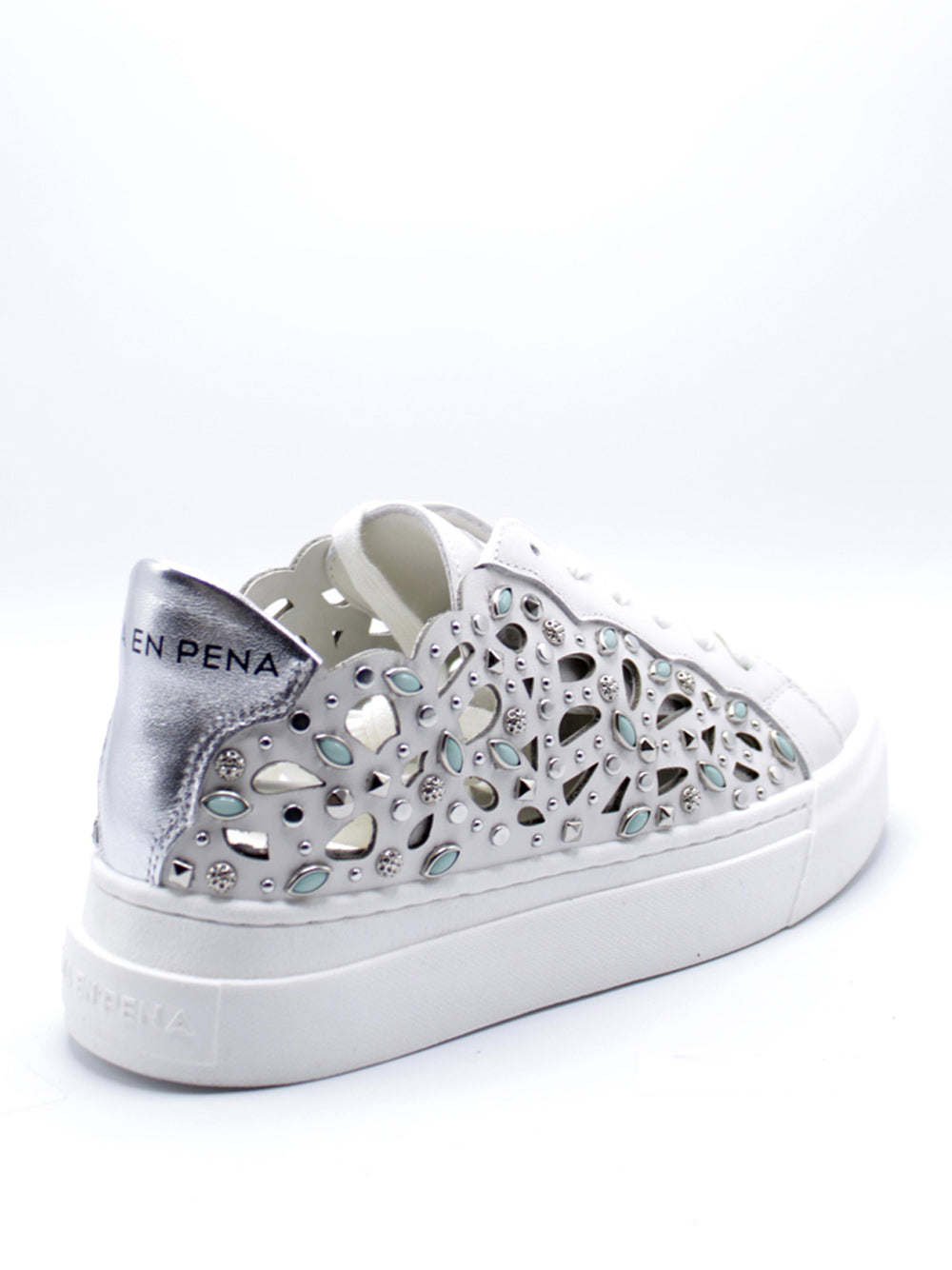 ALMA EN PENA Sneakers platform Donna - modello 224 Bianco
