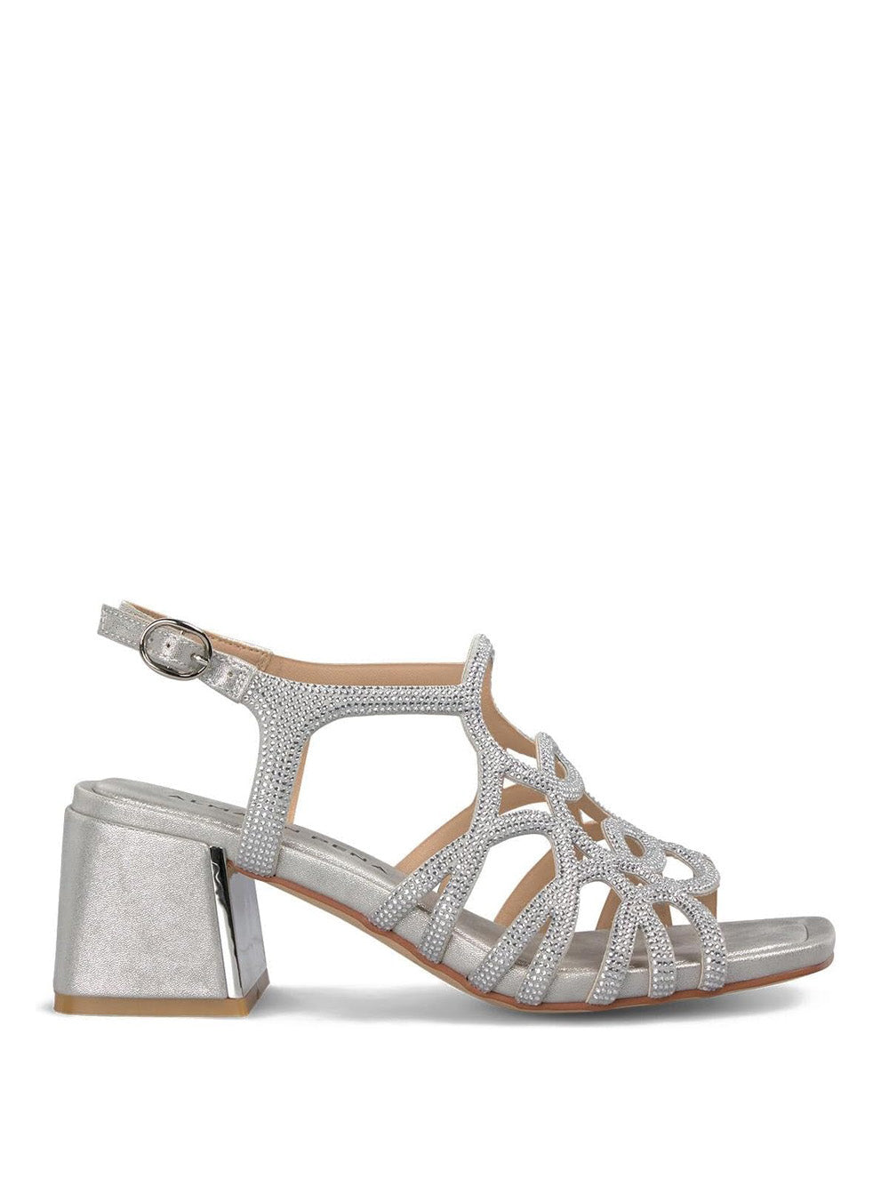 ALMA EN PENA Sandali con tacco Donna - modello 50942 Argento
