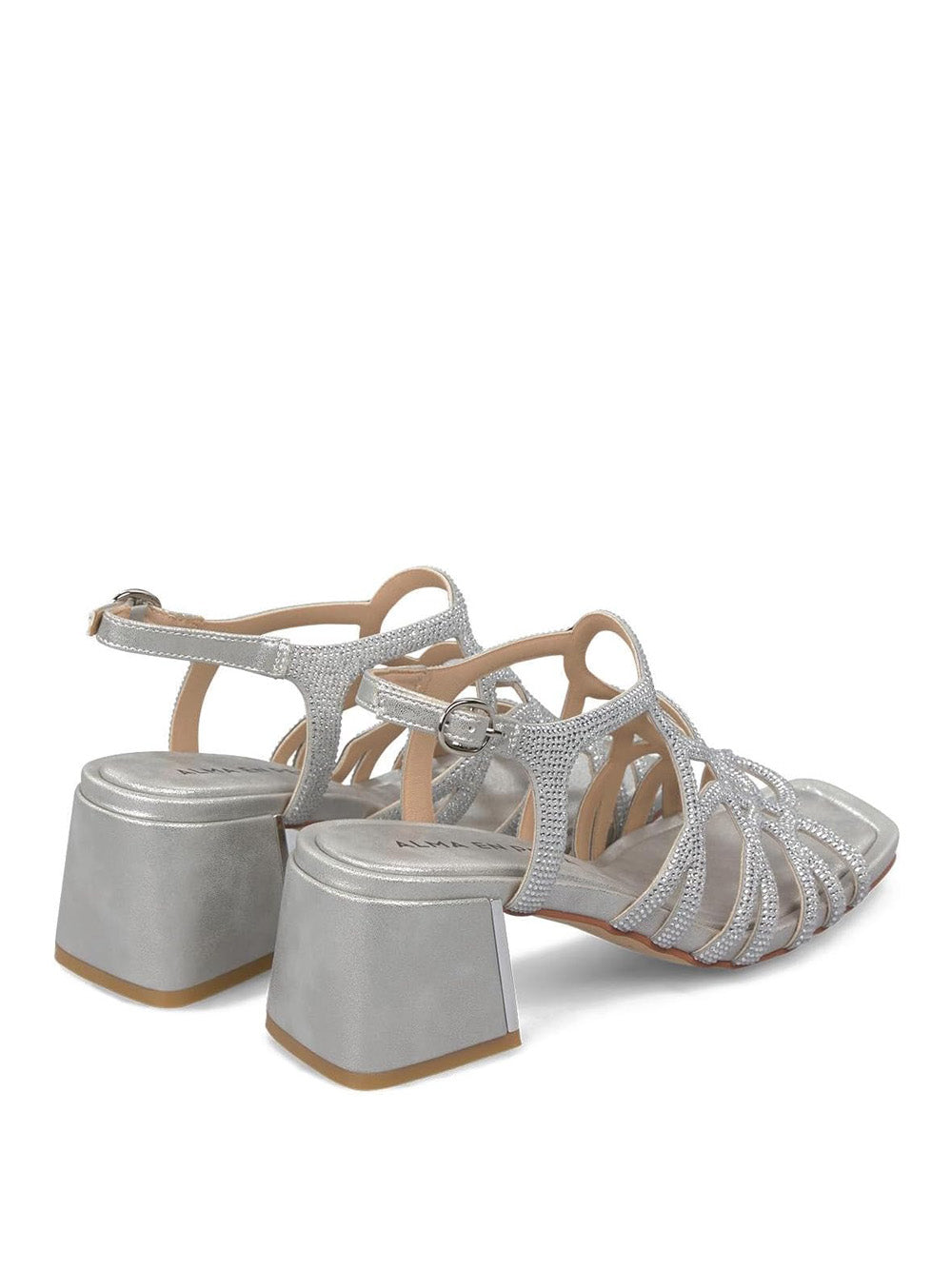 ALMA EN PENA Sandali con tacco Donna - modello 50942 Argento