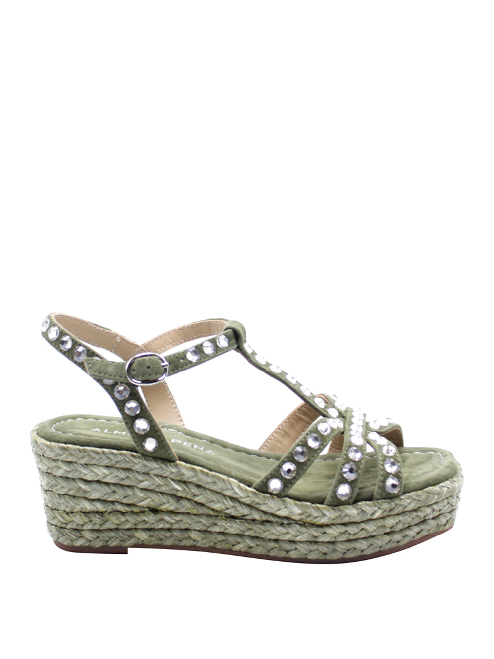 ALMA EN PENA Sandali con zeppa Donna - modello 51451 Verde