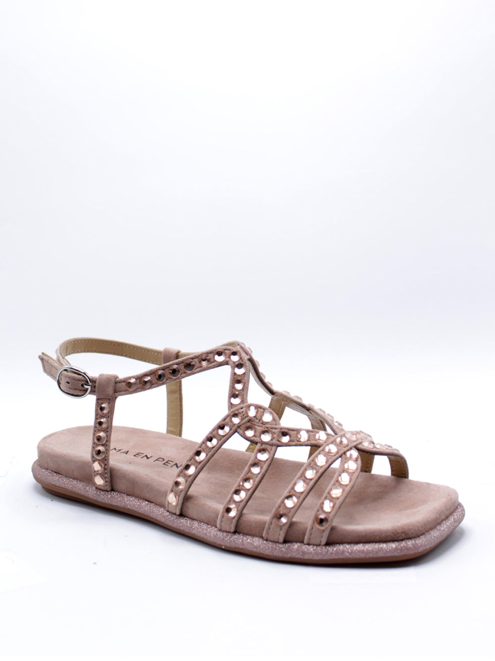 ALMA EN PENA Sandali con borchie Donna - modello 51600 Rosa