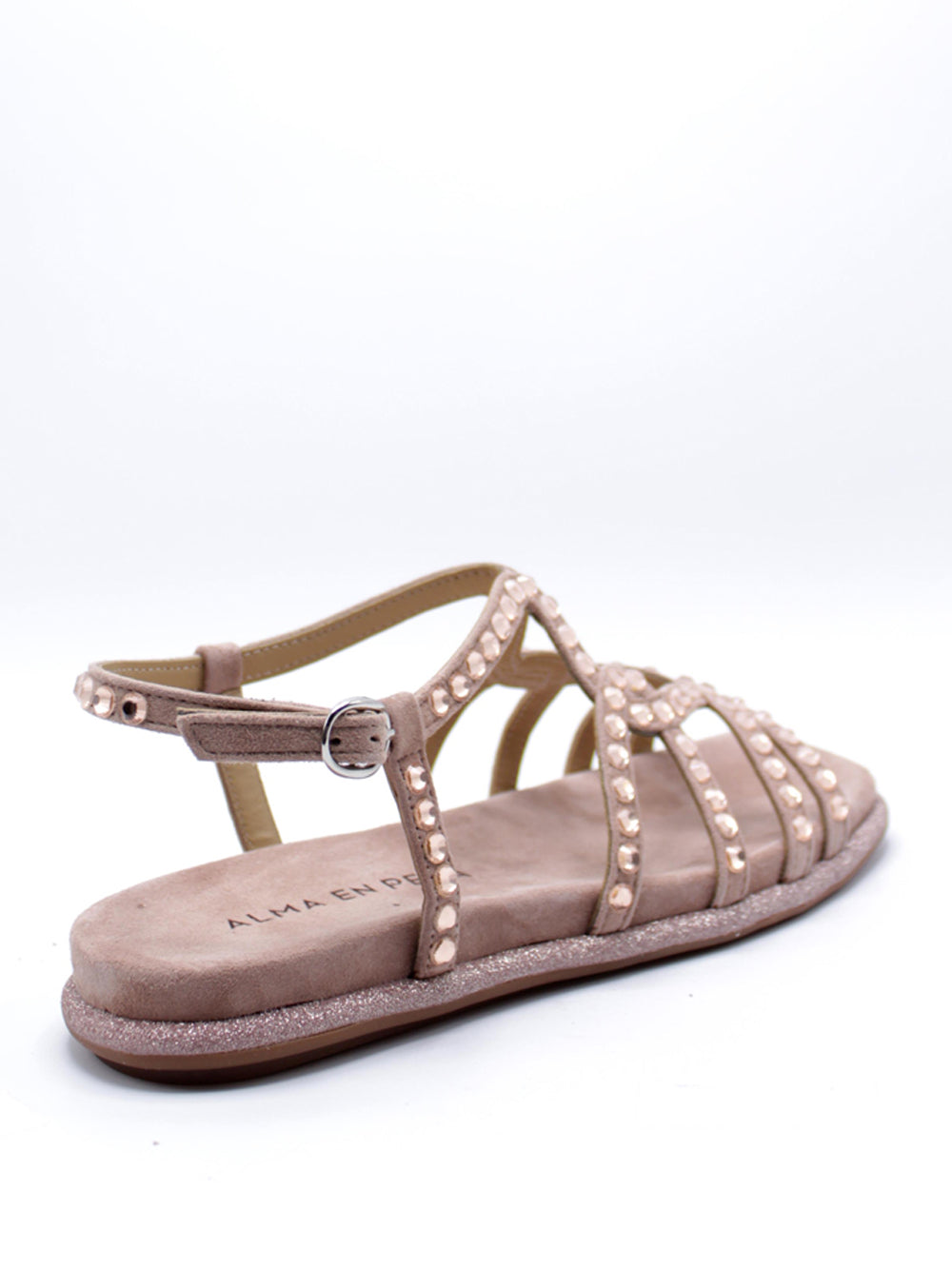 ALMA EN PENA Sandali con borchie Donna - modello 51600 Rosa