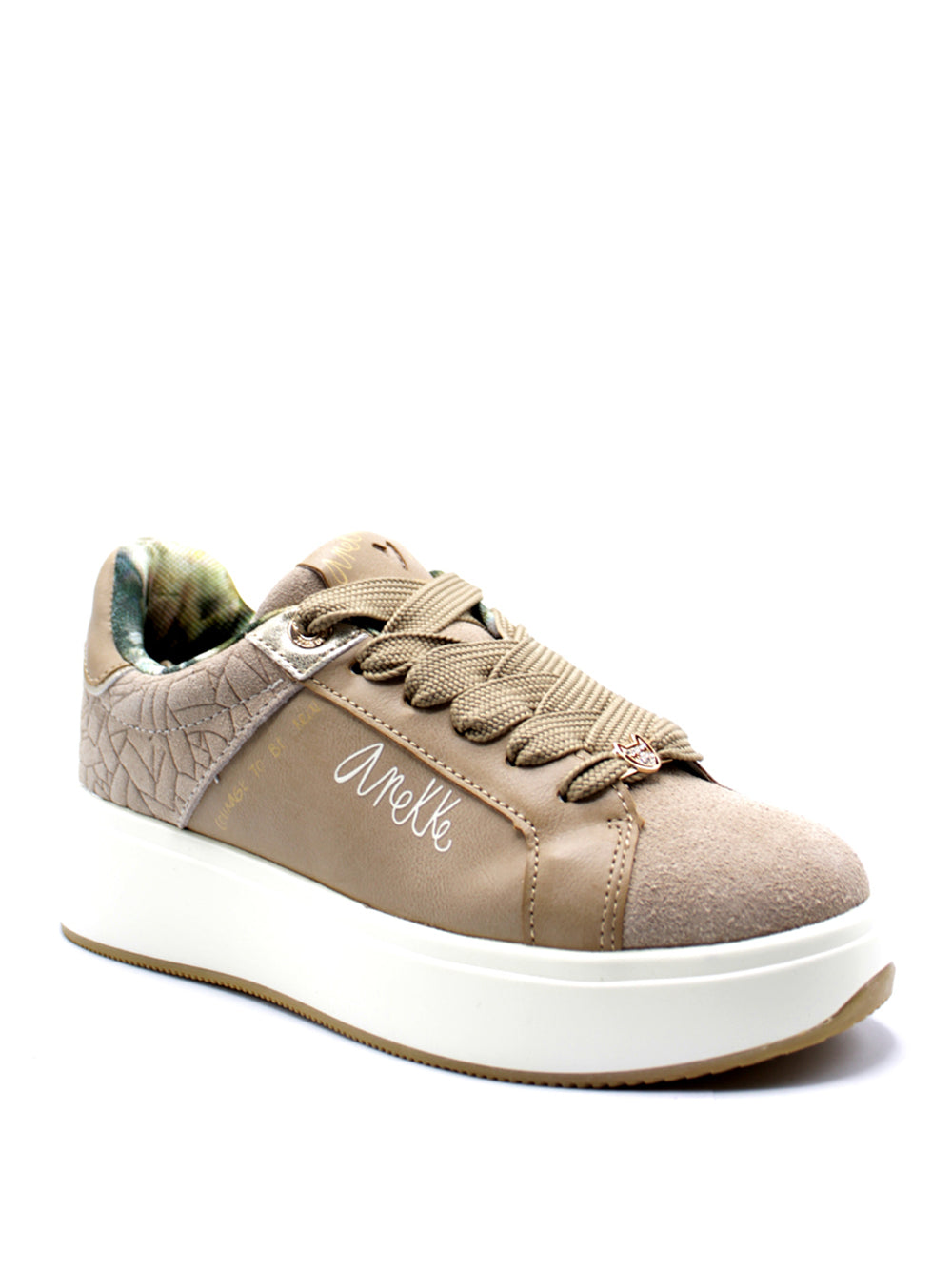 ANEKKE Sneakers platform Donna - Taupe modello 40390-481 Marrone