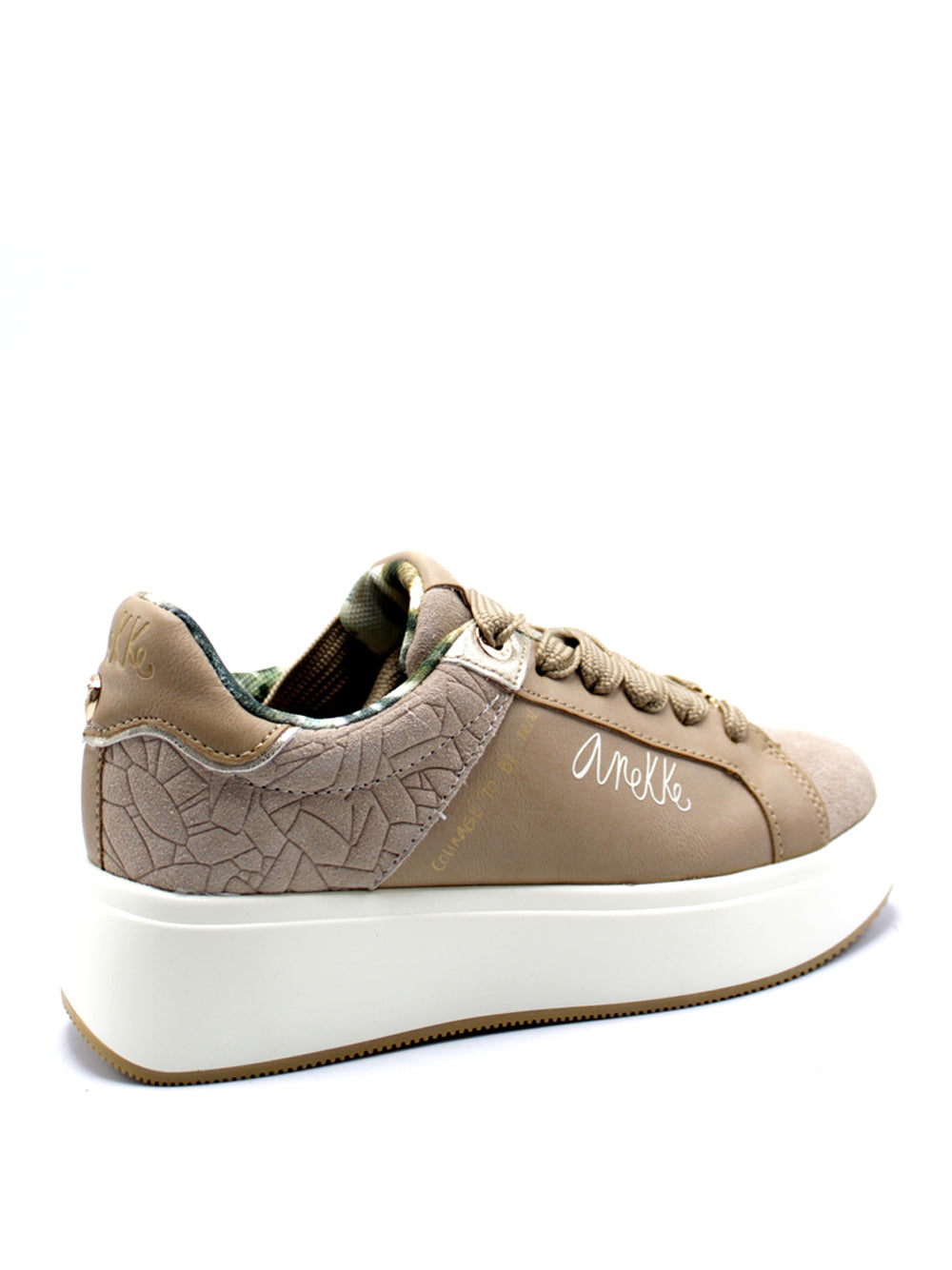 ANEKKE Sneakers platform Donna - Taupe modello 40390-481 Marrone