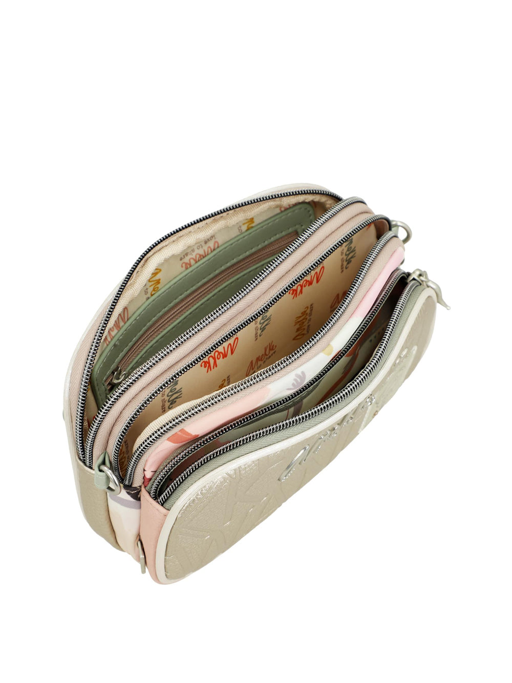 ANEKKE Borsa a Tracolla Donna - modello 40603-445 Beige