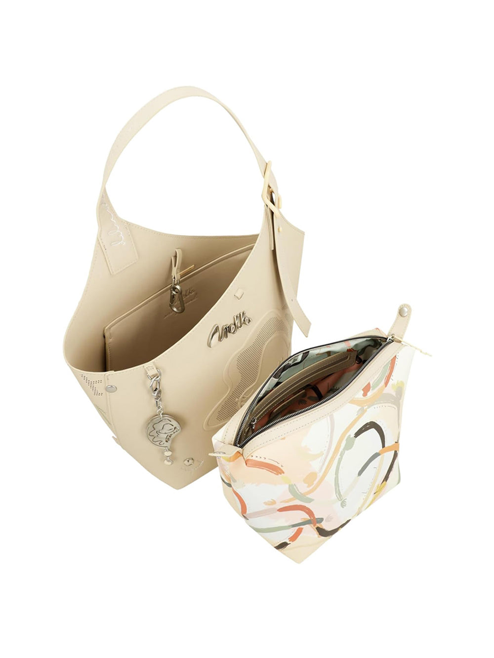 ANEKKE Borsa a Tracolla Donna - modello 40742-343 Beige