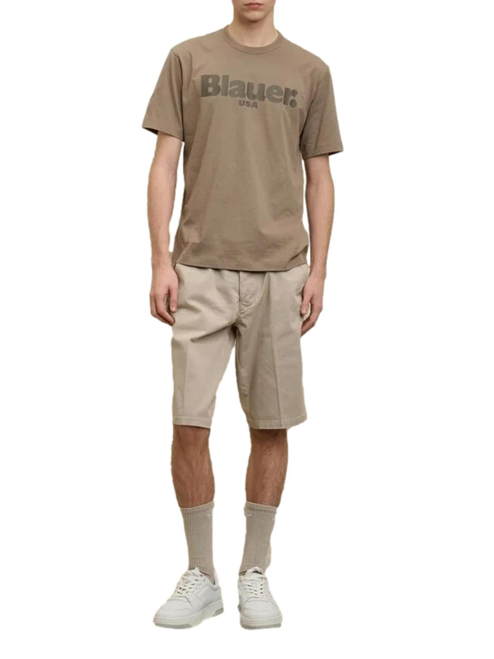 BLAUER Shorts Uomo - modello 25SBLUP02352 Beige