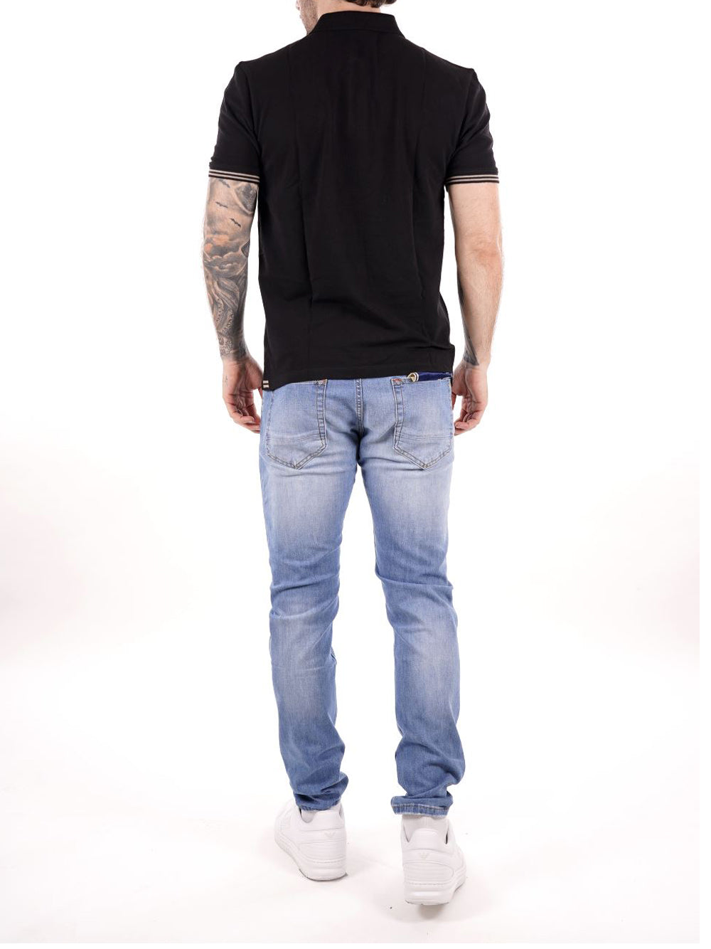 BLAUER Polo Uomo - modello 25SBLUT02306 Nero