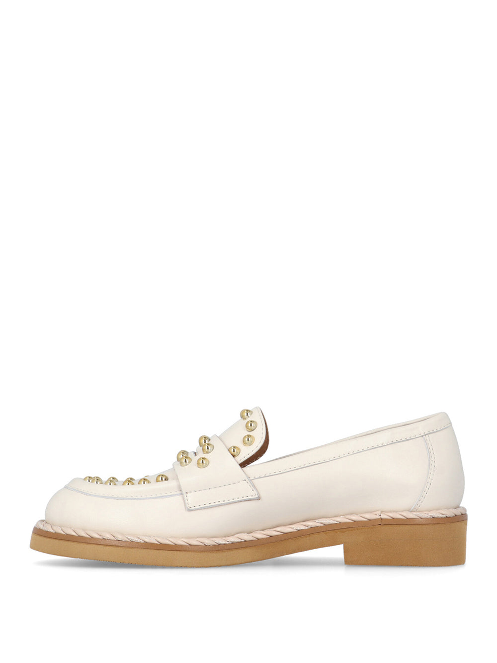 BRUNO PREMI Mocassini con borchie Donna - modello 1402 Bianco
