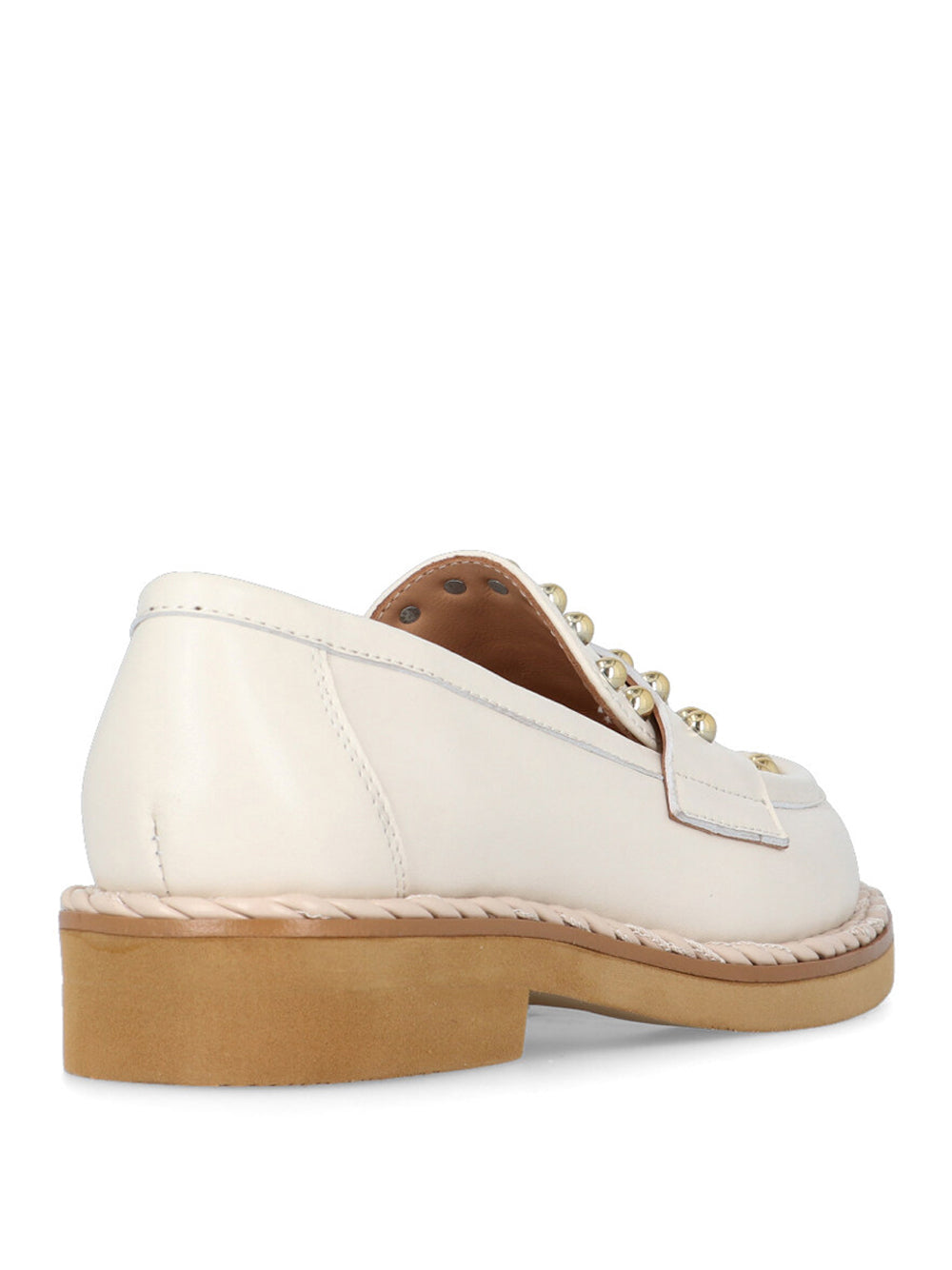 BRUNO PREMI Mocassini con borchie Donna - modello 1402 Bianco