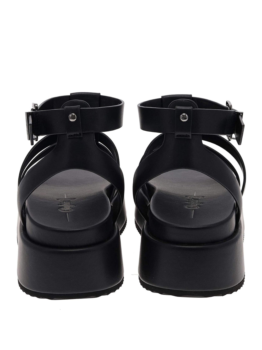 BUFFALO Sandali platform Donna - modello 1602209 Nero