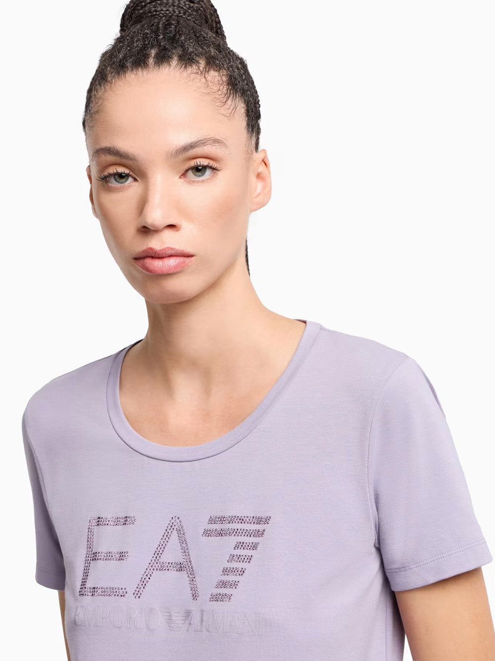 EA7 T-shirt Donna - Lilla modello 7W000094AF10373 Viola