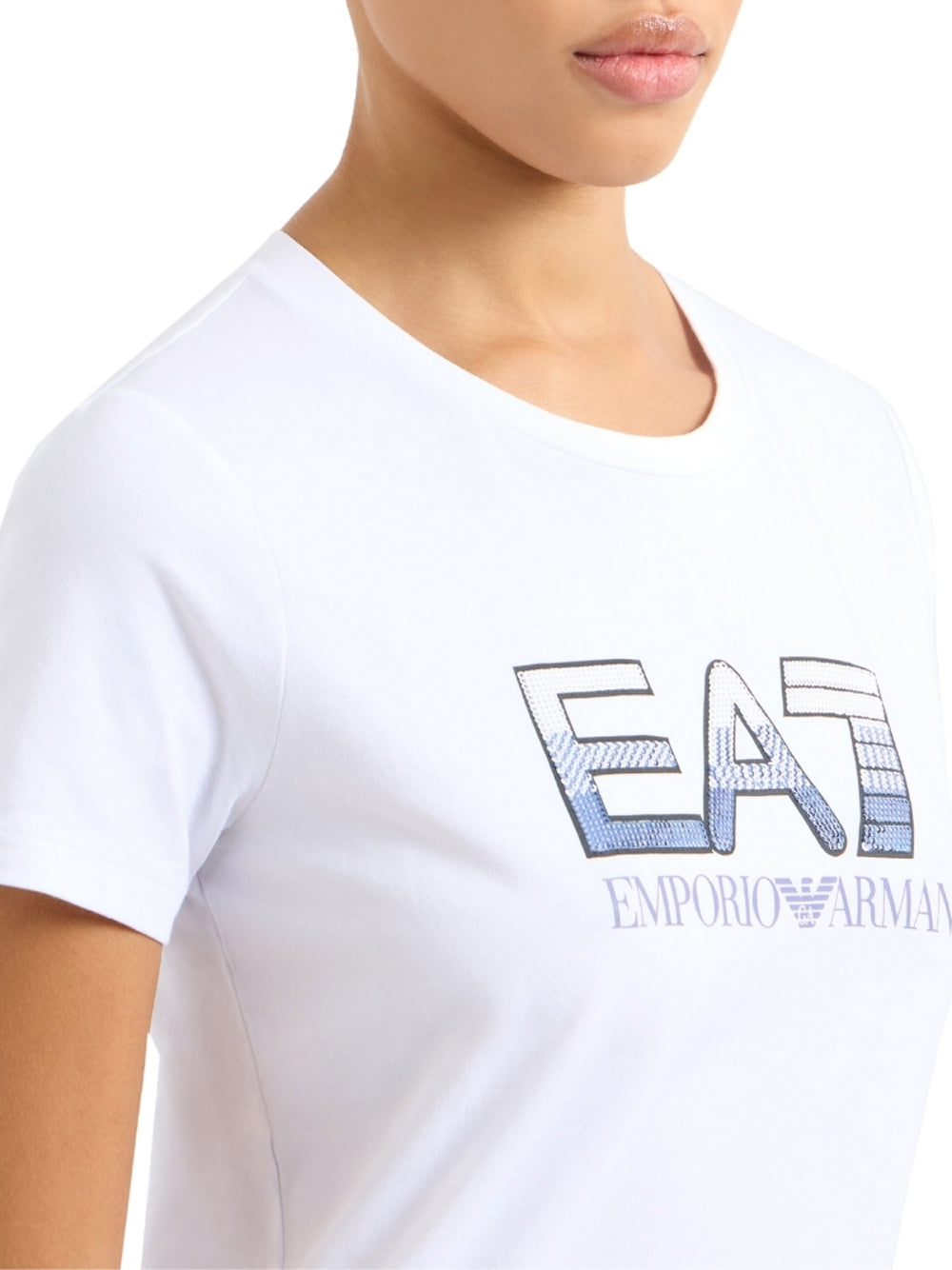 EA7 T-shirt Donna - modello 7W000183AF10373 Bianco