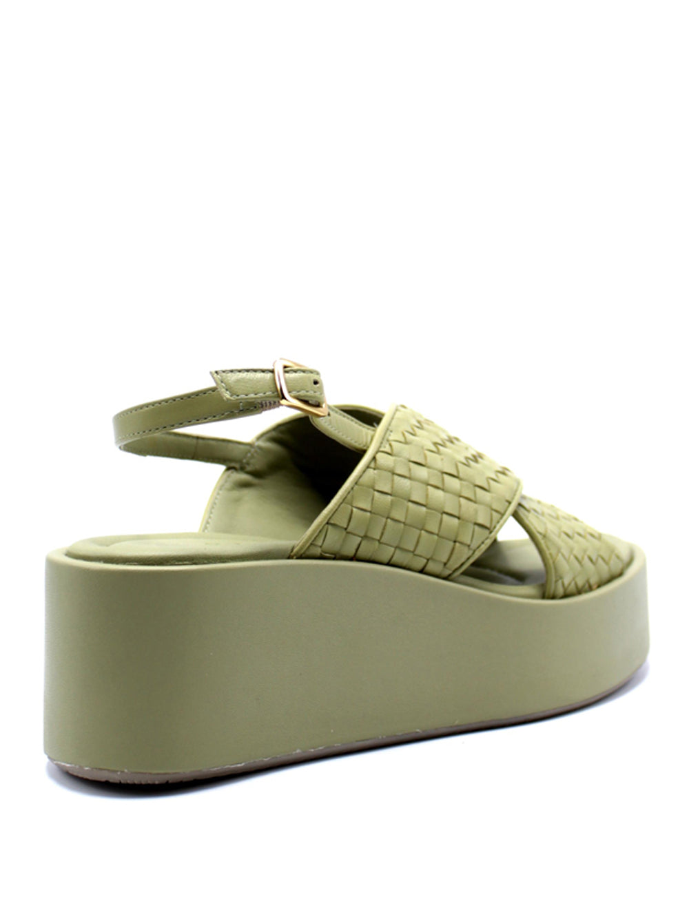 ELVIO ZANON Sandali con zeppa Donna - modello EB0902 Verde