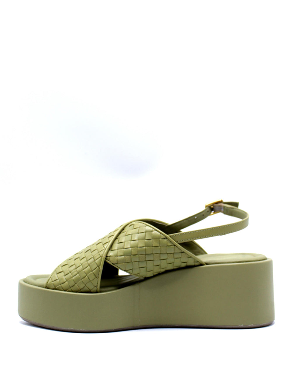 ELVIO ZANON Sandali con zeppa Donna - modello EB0902 Verde
