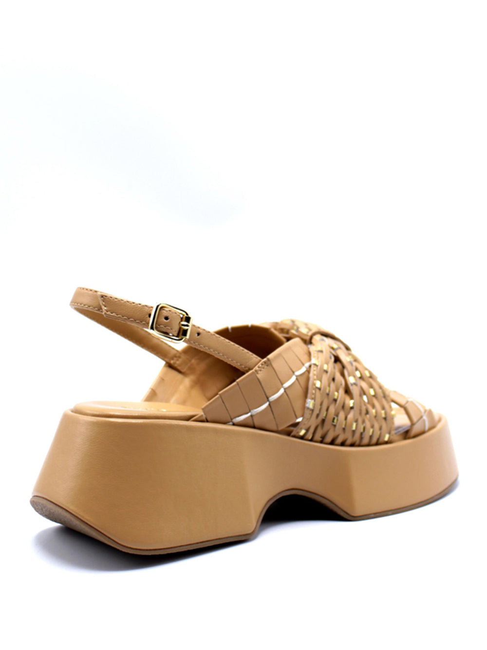 ELVIO ZANON Sandali platform Donna - modello EB1205 Beige