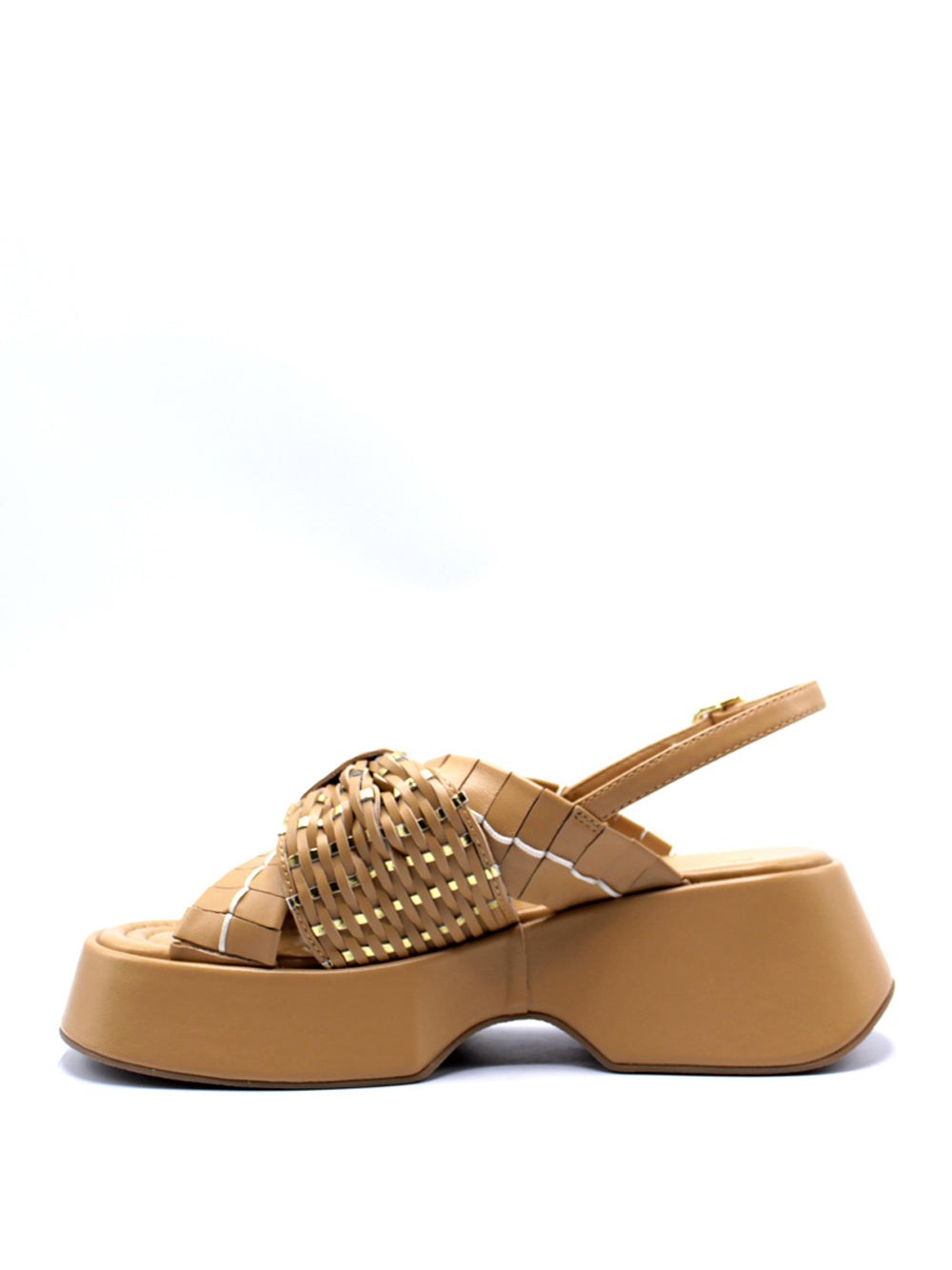 ELVIO ZANON Sandali platform Donna - modello EB1205 Beige