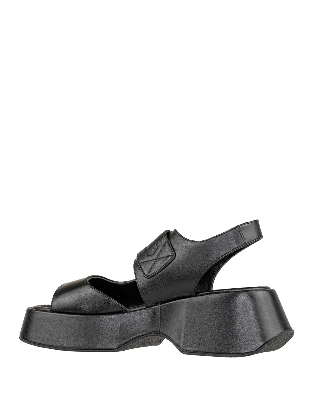 ELVIO ZANON Sandali platform Donna - modello EB1206 Nero