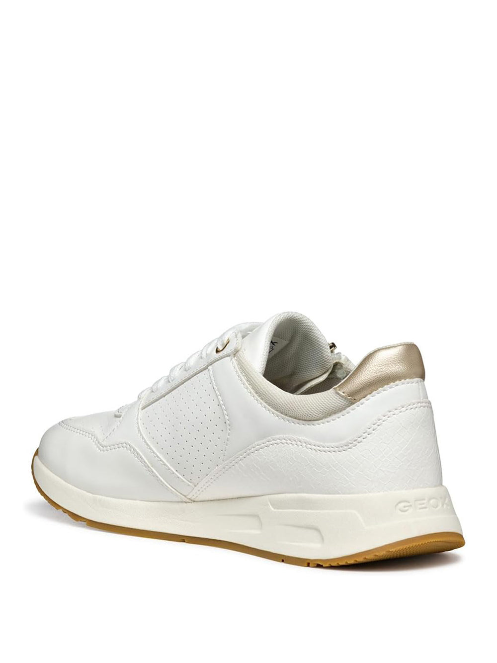 GEOX Sneakers con zip Donna - modello D36NQB0BCAR Bianco