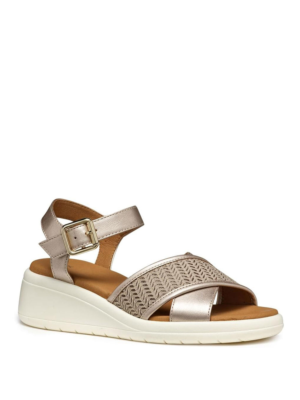 GEOX Sandali con zeppa Donna - modello D550EG0NFDS Beige
