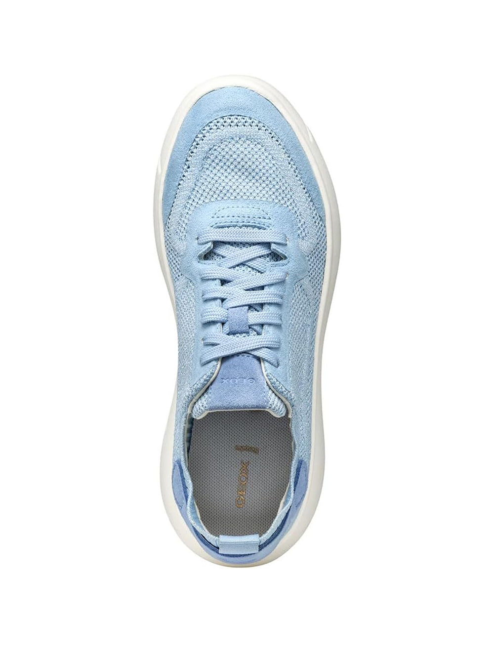 GEOX Sneakers platform Donna - modello D55NHA09T22 Blu
