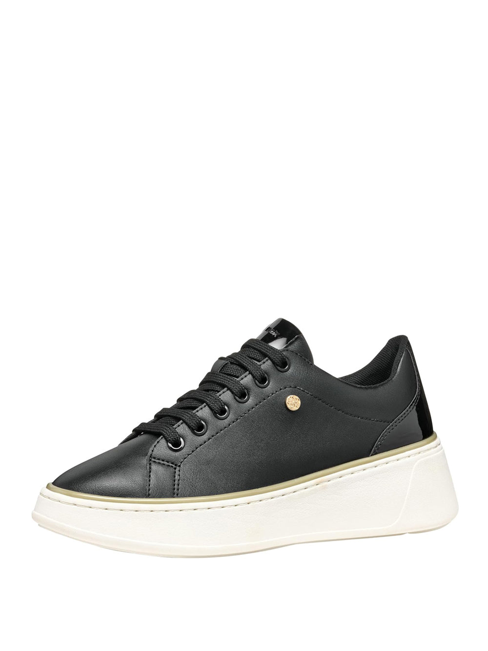 GEOX Sneakers platform Donna - modello D55YHA5402 Nero