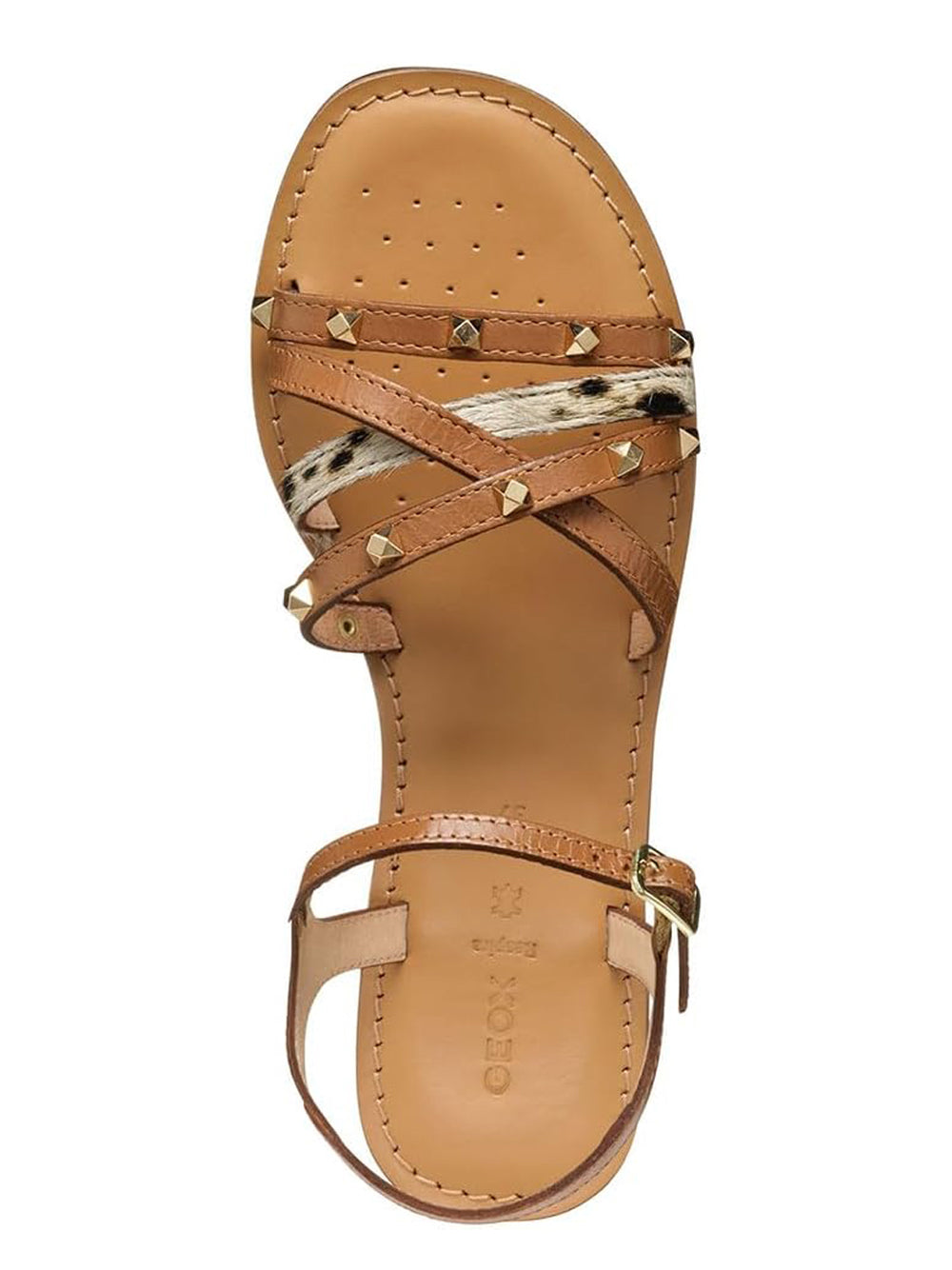 GEOX Sandali Donna - Cuoio modello D55YMD01JQS Marrone