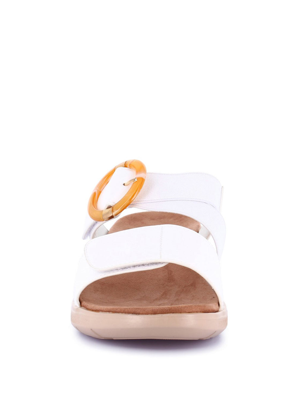 GRUNLAND Ciabatte con zeppa Donna - modello CI0885 Bianco