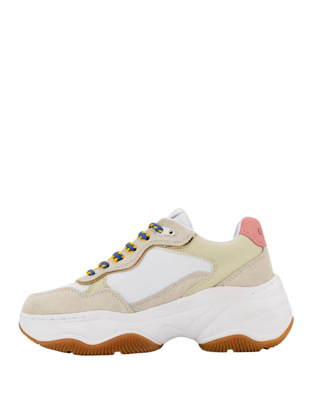 GUESS Sneakers platform Donna - modello FLPHAPPEL12 Beige