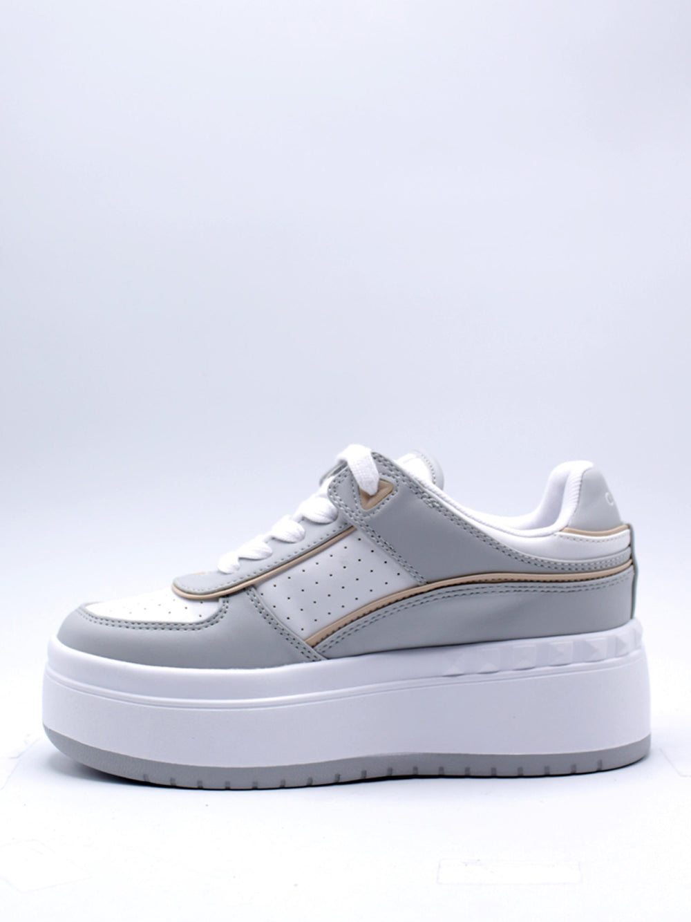 GUESS Sneakers platform Donna - modello FLPRIDELE12 Bianco