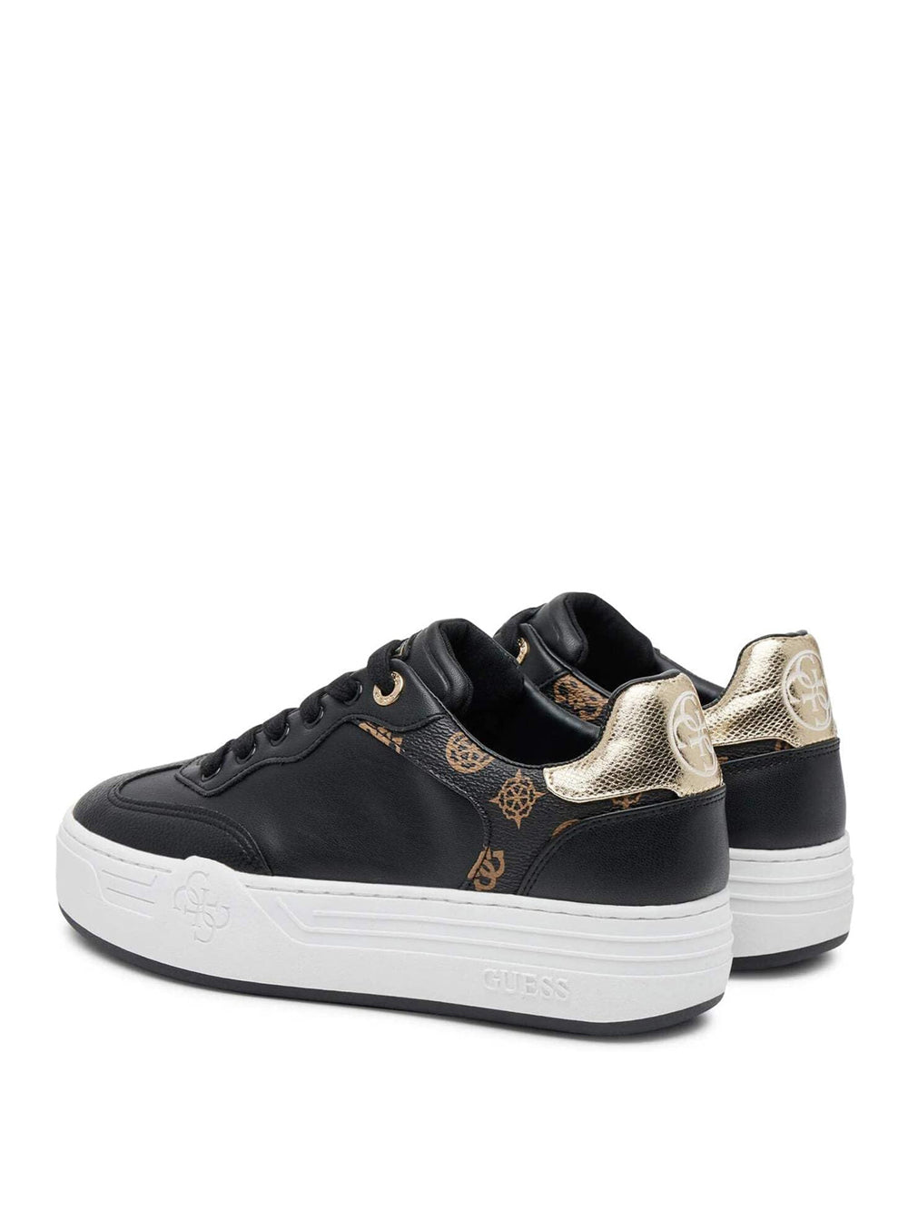 GUESS Sneakers platform Donna - modello FLPSWOFAL12 Nero