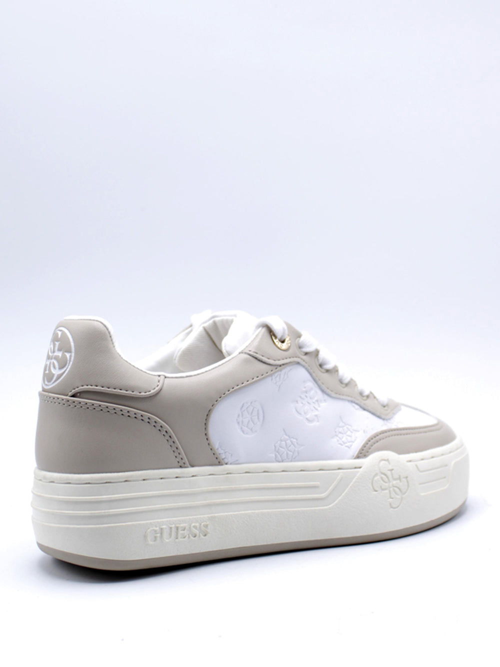 GUESS Sneakers platform Donna - modello FLPSWOFAL12 Bianco