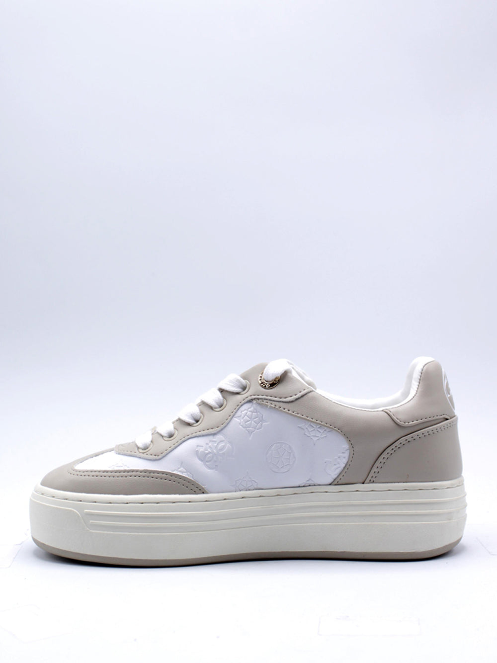 GUESS Sneakers platform Donna - modello FLPSWOFAL12 Bianco