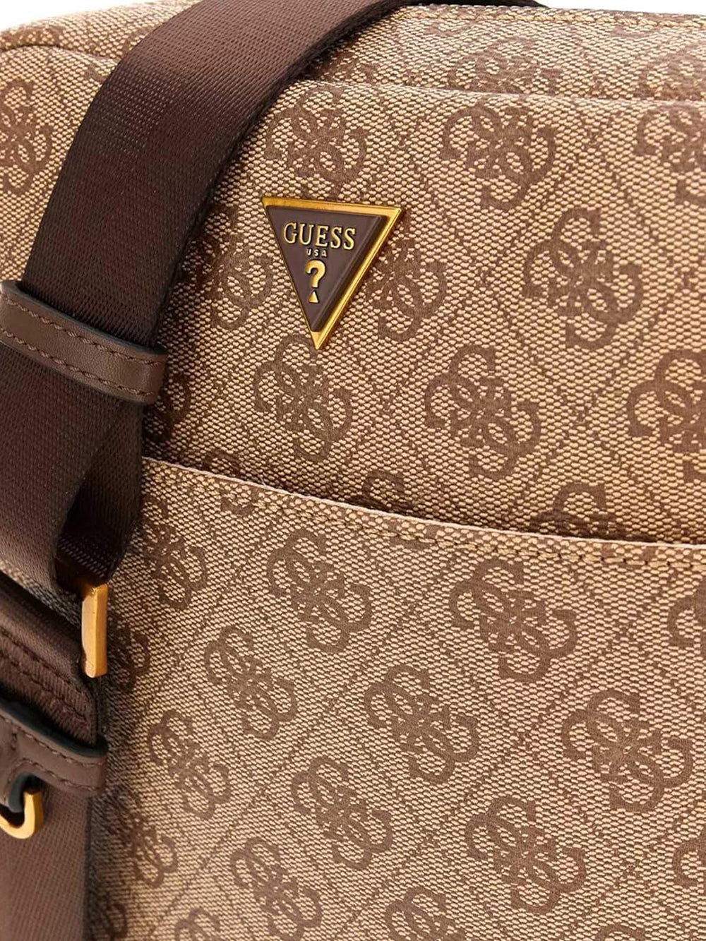 GUESS Borsa a Tracolla logato Uomo - modello HMTOLOP4258 Beige