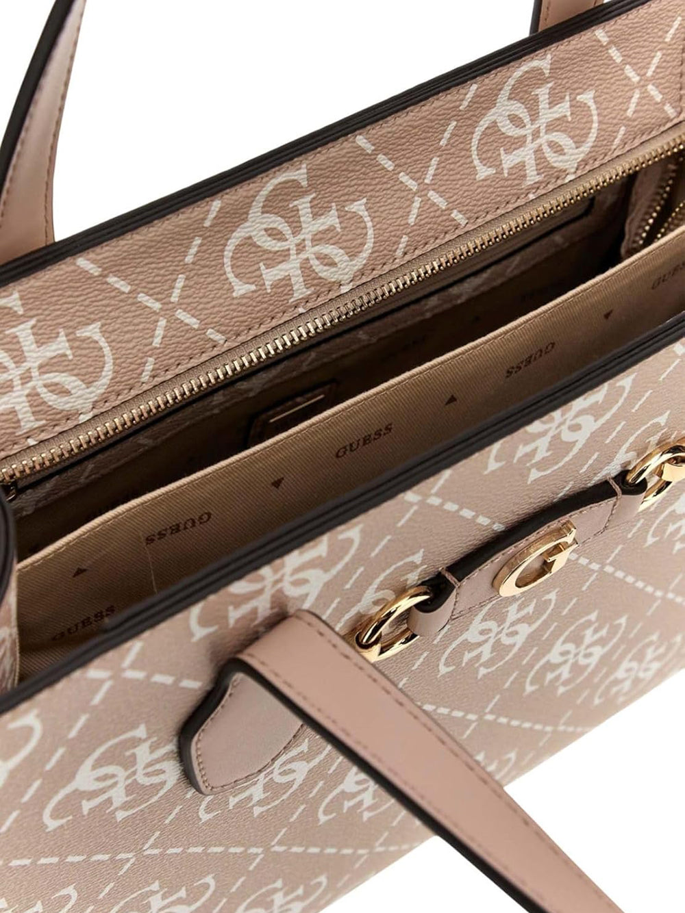 GUESS Borsa a Spalla logato Donna - modello HWOQ8654220 Beige
