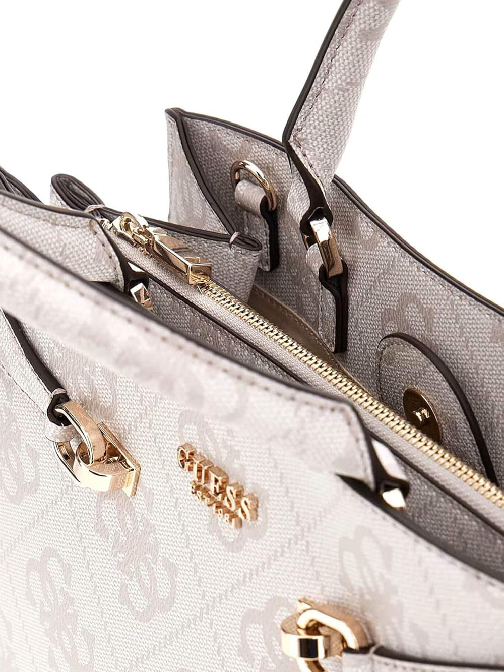 GUESS Borsa a Mano logato Donna - modello HWOS9639060 Beige