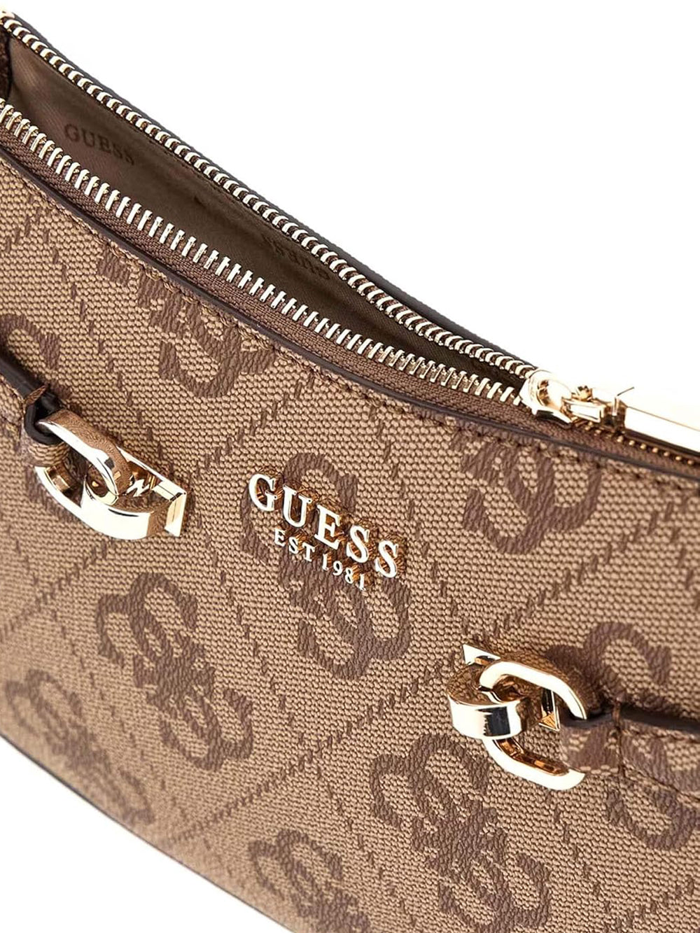 GUESS Borsa a Tracolla logato Donna - modello HWOS9639180 Beige