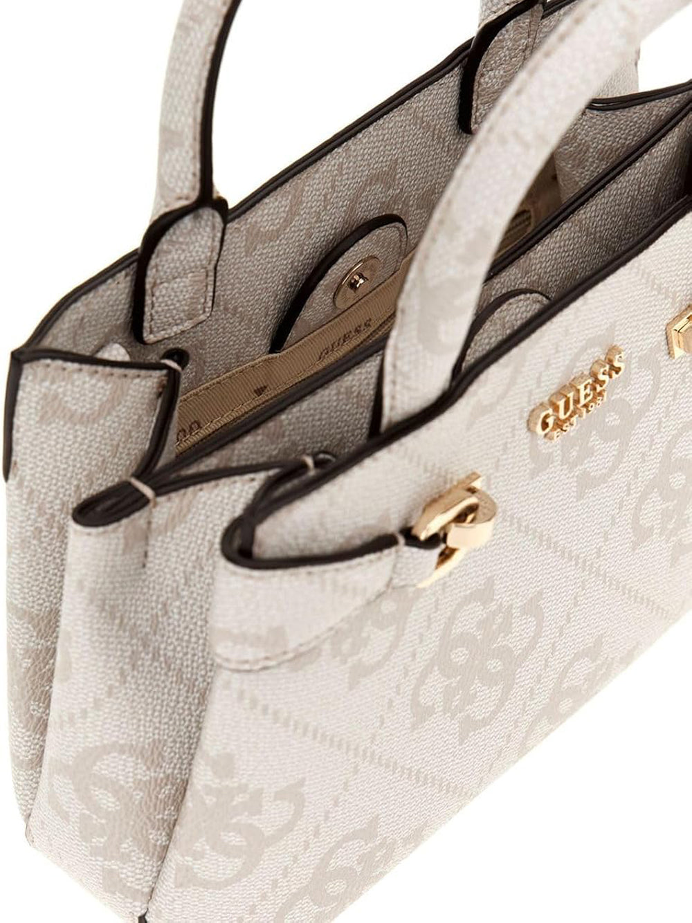 GUESS Borsa a Mano logato Donna - modello HWOS9639760 Beige