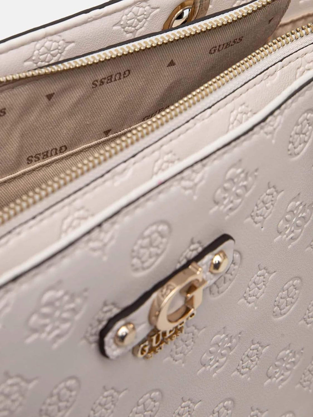 GUESS Borsa a Spalla logato Donna - modello HWPD9529250 Bianco