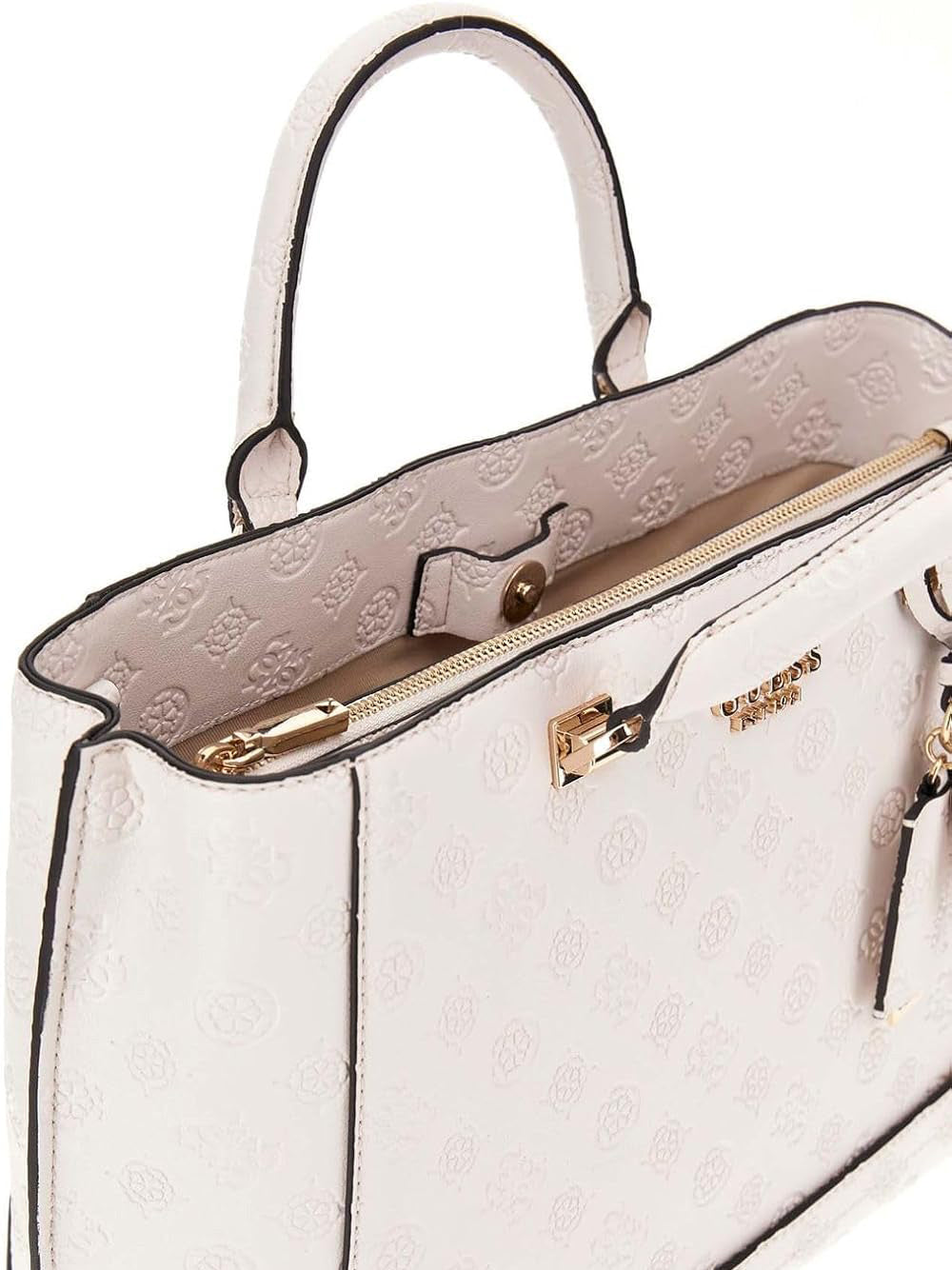 GUESS Borsa a Mano logato Donna - modello HWPD9630220 Bianco