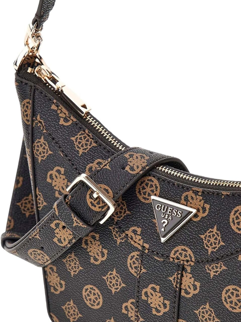 GUESS Borsa a Spalla logato Donna - modello HWPM9521170 Marrone