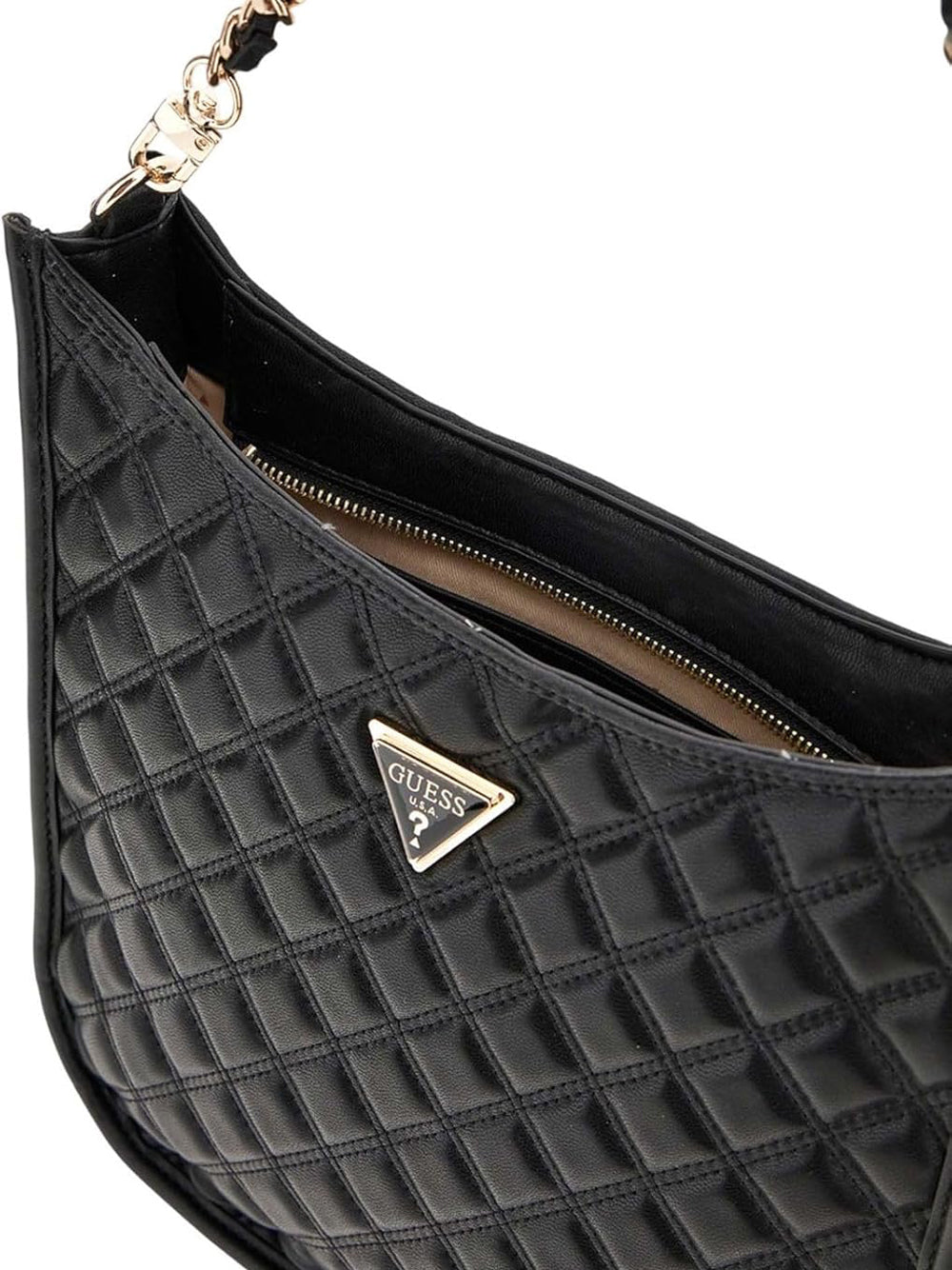 GUESS Borsa a Spalla Trapuntata Donna - modello HWQG8748030 Nero