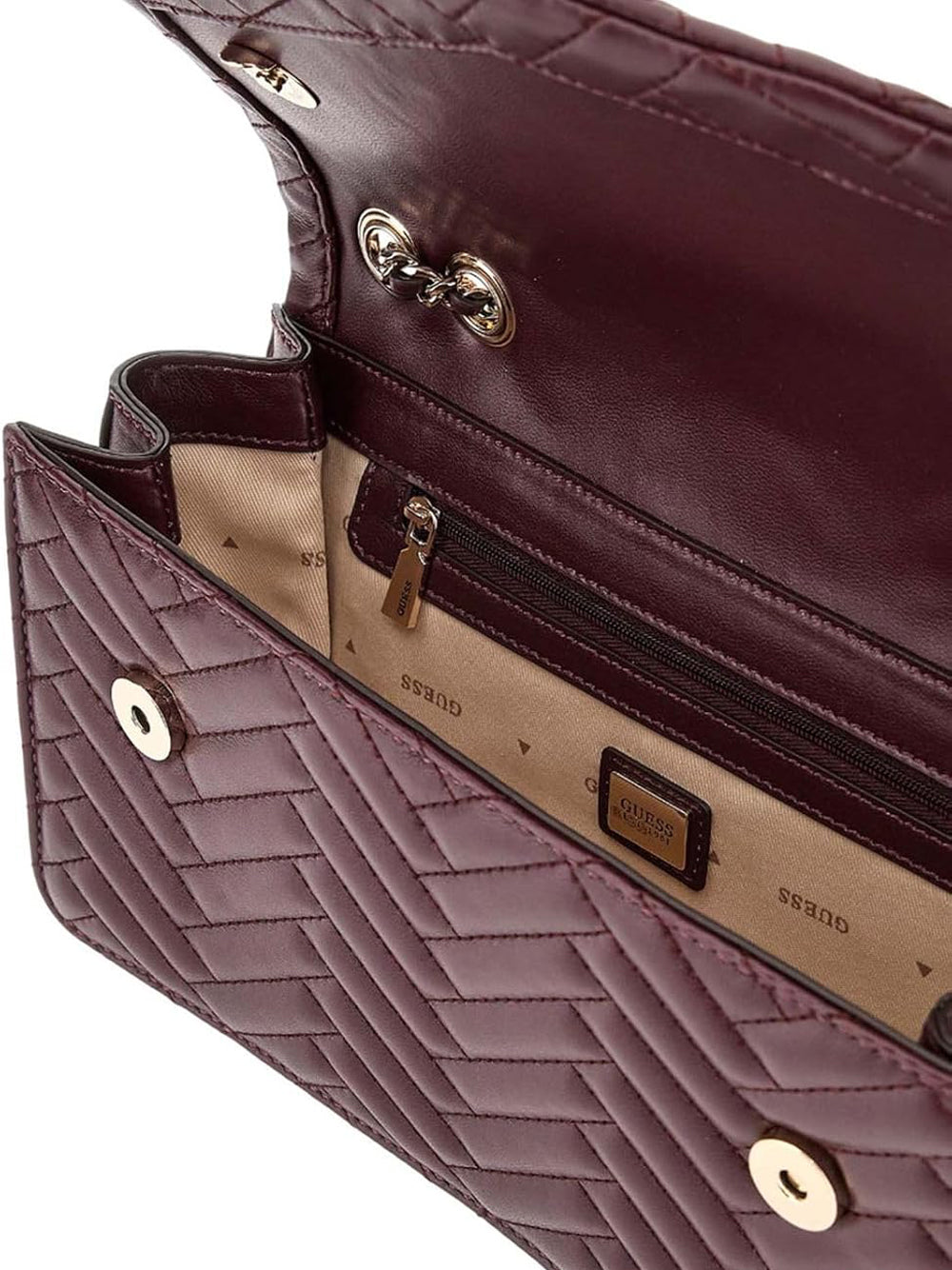 GUESS Borsa a Tracolla Trapuntata Donna - modello HWQG9508210 Viola