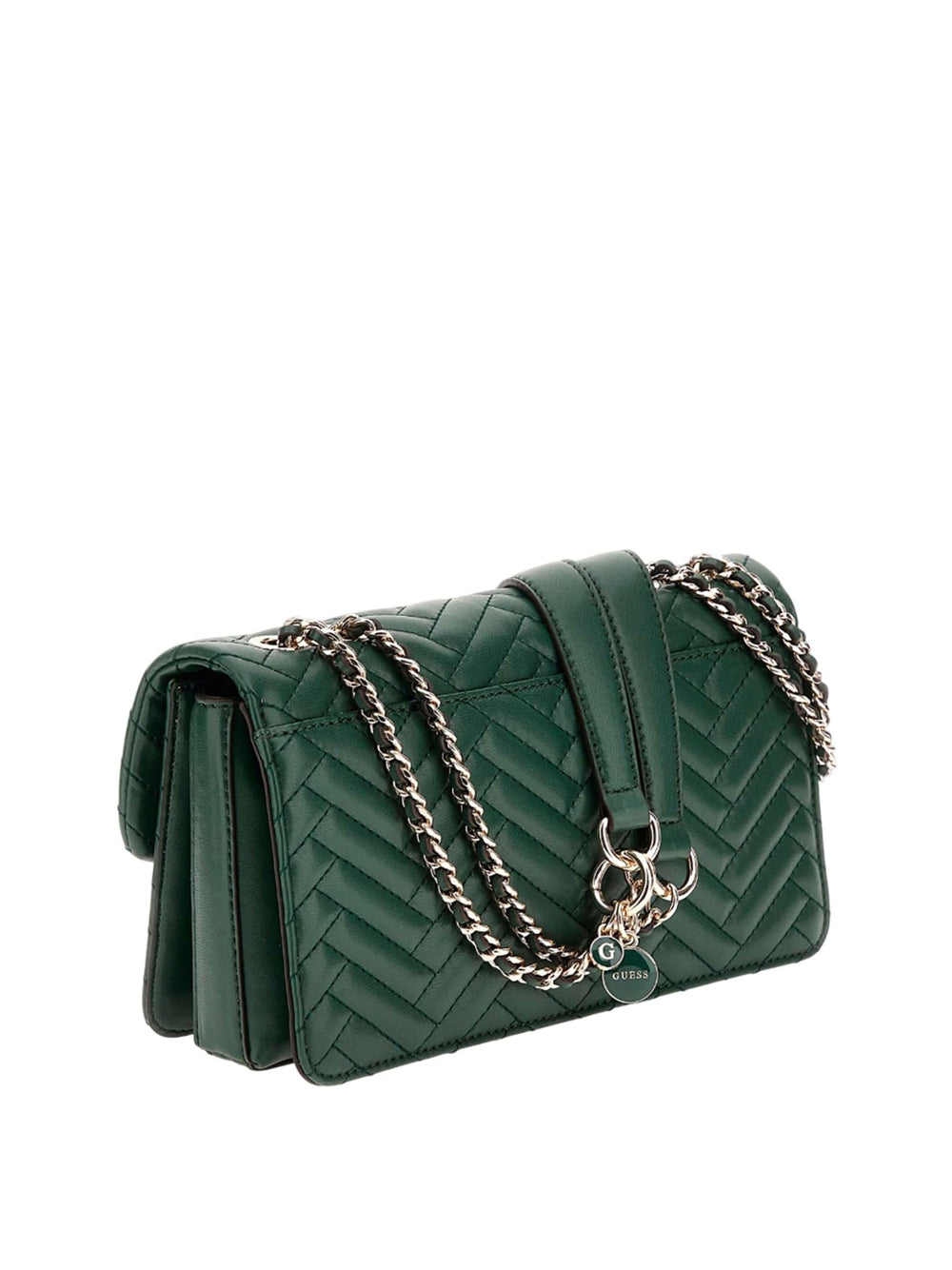 GUESS Borsa a Tracolla Trapuntata Donna - modello HWQG9508210 Verde