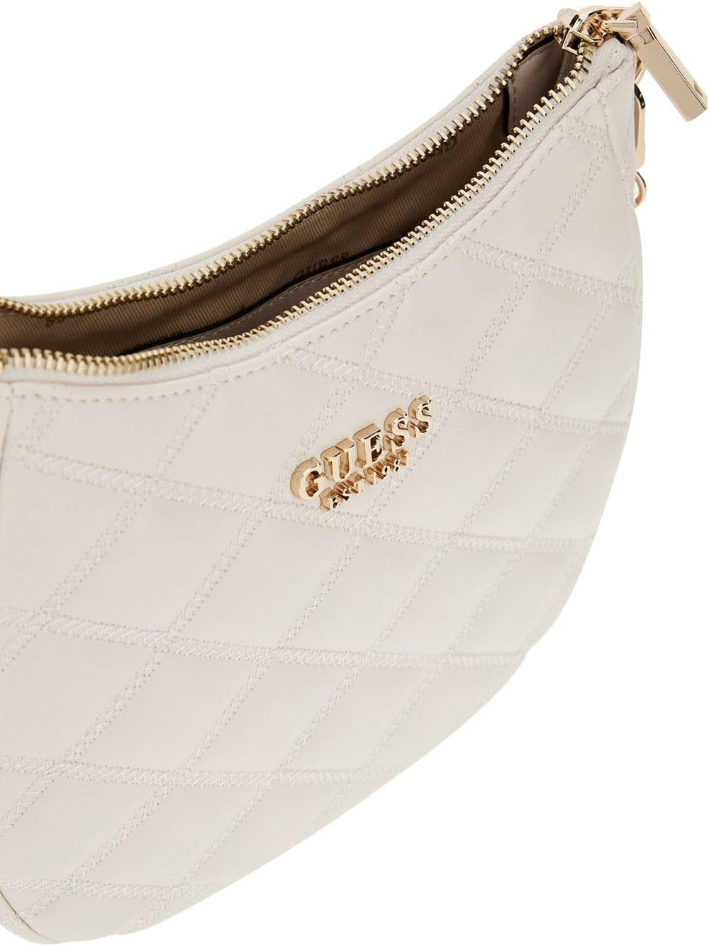 GUESS Borsa a Spalla Trapuntata Donna - modello HWQG9632170 Bianco