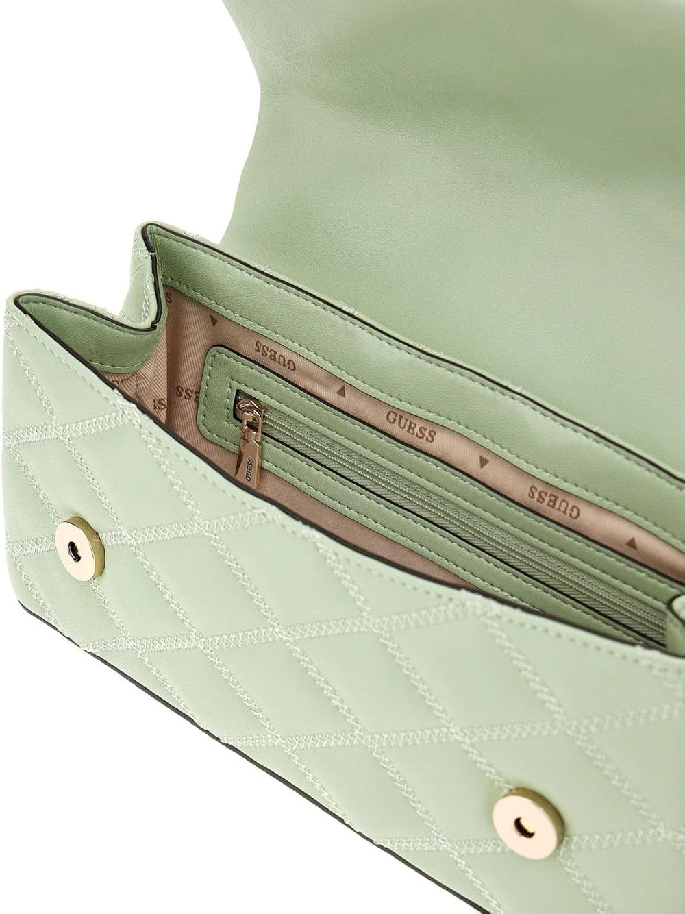 GUESS Borsa a Spalla Trapuntata Donna - modello HWQG9632210 Beige