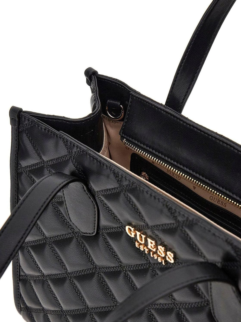 GUESS Borsa a Spalla Trapuntata Donna - modello HWQG9632220 Nero