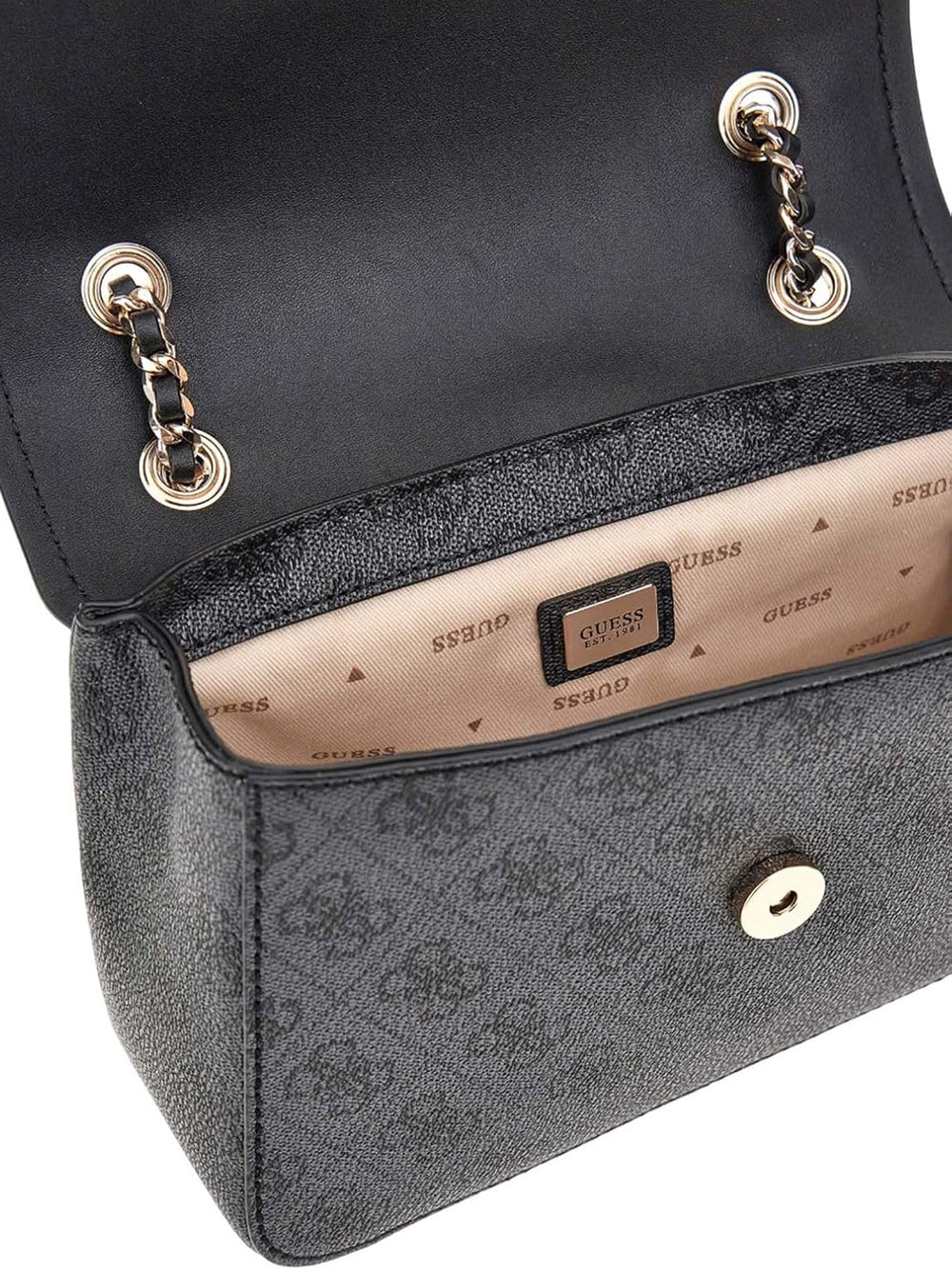 GUESS Borsa a Tracolla logato Donna - modello HWSG8654190 Nero