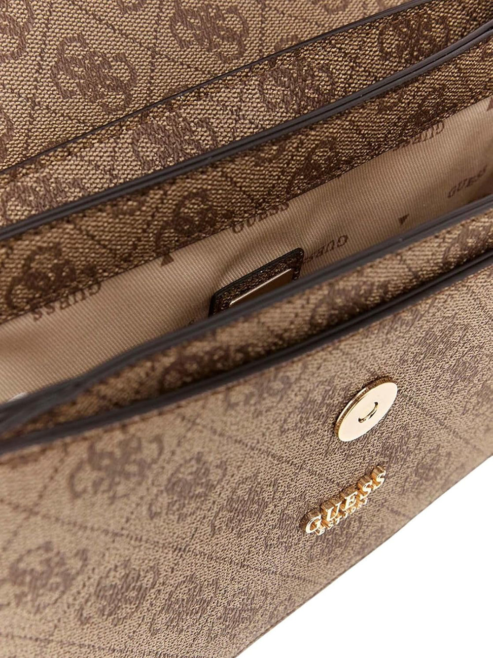 GUESS Borsa a Mano logato Donna - modello HWSG9540200 Beige